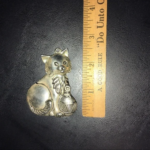 Gorham holiday kitty cat pendant/ Christmas ornament - Picture 14 of 16